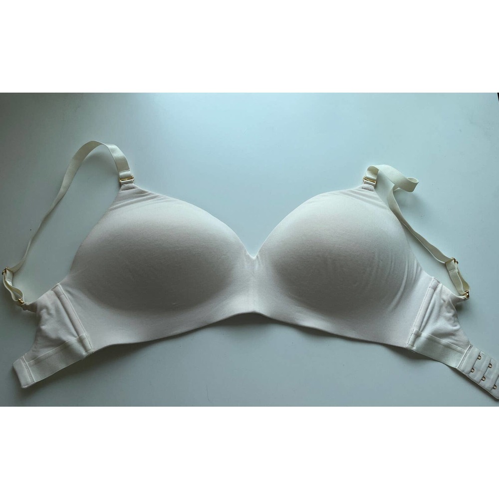 Thirdlove 24/7 pima cotton plunge bra 30G third love ivory